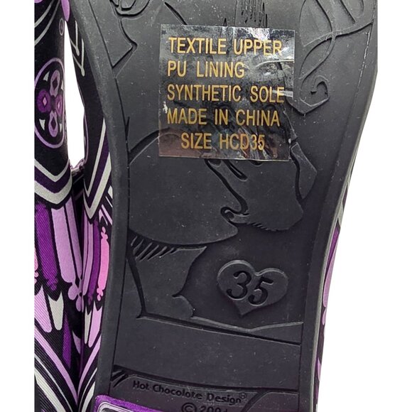 Women's - Hot Chocolate Design Chocolaticas Mid Heels Gothic Pumps, Size 35 (US - Picture 8 of 12